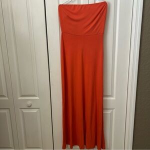 The Limited Orange sleeveless maxi Dress size large